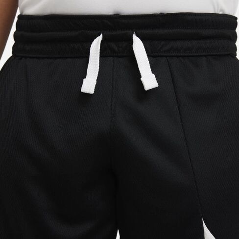 Nike Boy's Dri-FIT HBR Basketball Shorts (Little Kids/Big Kids) Black/White/White/White MD (10-12 Big Kid) in Saudi Arabia