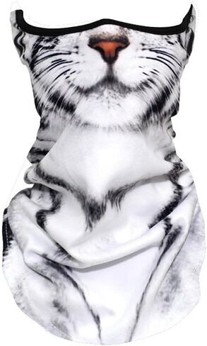 Cute Sun Mask For Cat Riding Ear Windproof Sand Ice Silk Mask Lmitation Hiking Face Towel For Men Women Neck Gator Masks in Kuwait