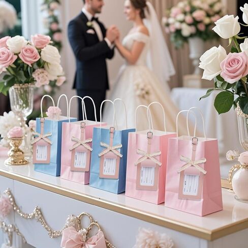 50 PCS Leather Luggage Tags with Lace Trim ، علامة حقيبة سفر أنيقة لأشرطة الظهر ، وملحقات زفاف الزفاف القديمة ، وهدايا دش الزفاف المخصصة للضيوف (الوردي الفاتح) in Kuwait