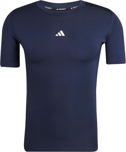 adidas Men's Techfit Compression Training T-Shirt, White in Saudi Arabia