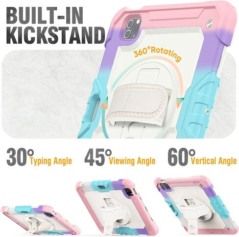 HXCASEAC Case for iPad Pro 11 Inch Case (2022/2021/2020/2018) Shockproof in Saudi Arabia