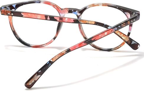 Small Round Blue Light Blocking Glasses Retro Plastic Computer Glasses for Women Men Anti Eyestrain in Saudi Arabia