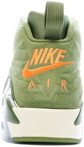 NIKE Jumpman MVP Men's Shoes (DZ4475-300, Sky J Light Olive/Bright Mandarin) Size 8 in Saudi Arabia