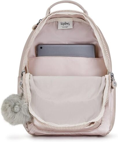 Kipling Women's Seoul 15 Laptop Backpack, Durable, Roomy with Padded Shoulder Straps, Nylon School Bag in Saudi Arabia