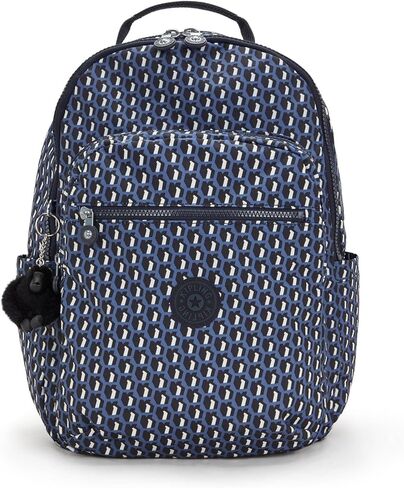 Kipling Women's Seoul 15 Laptop Backpack, Durable, Roomy with Padded Shoulder Straps, Nylon School Bag in Kuwait
