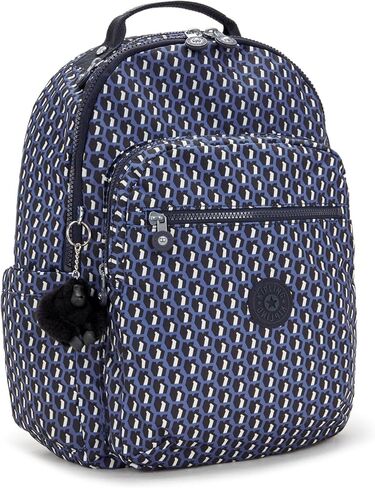 Kipling Women's Seoul 15 Laptop Backpack, Durable, Roomy with Padded Shoulder Straps, Nylon School Bag in Kuwait