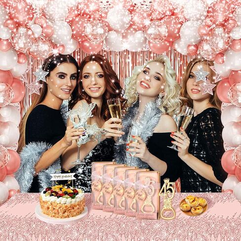 24 boxes of rose gold themed 80th birthday bottle openers favored for 80th anniversary wedding party gifts, 80th birthday party souvenirs or party decorations (80 shape) in Saudi Arabia
