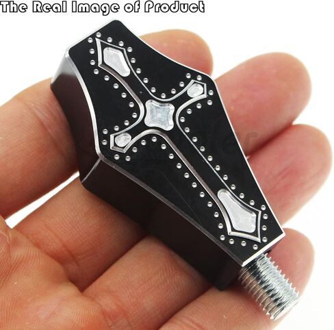 2 PCS Cross Style دراجة نارية SHIFTER PEG SHIFT LEVER CROSS CROSS CNC BILLET FOT PEGS متوافقة مع Harley Davidson Sportster Touring Softail Street Glide Road Dyna. in Saudi Arabia