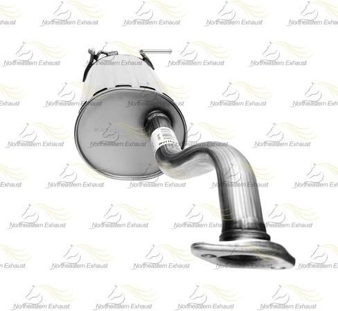 Northeastern Exhaust Stainless Steel Exhaust Muffler Tailpipe Compatible With: 2010-2011 CRV 2.4L in Saudi Arabia