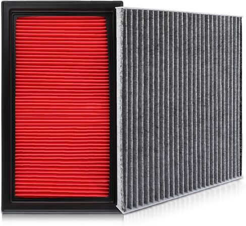 MOTOALL Engine Air Filter & Cabin Air Filter Combo Set Replaces# 16546-V0100 27277-3JC1C Fit for Nissan Altima Maxima Murano Pathfinder for INFINITI QX60 2013-2021 in Saudi Arabia