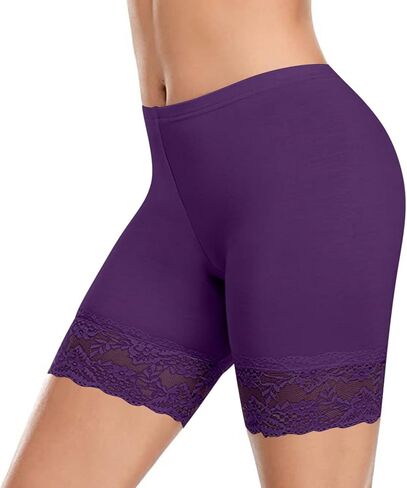 Seamless Shapewear for Women Lace Anti Chafing Under Dresses Shorts Cooling High Waisted Tummy Control Shorts in Saudi Arabia