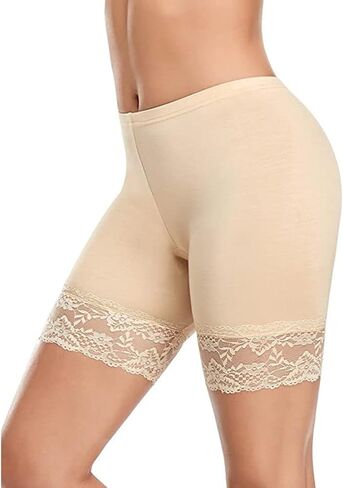 Seamless Shapewear for Women Lace Anti Chafing Under Dresses Shorts Cooling High Waisted Tummy Control Shorts in Saudi Arabia
