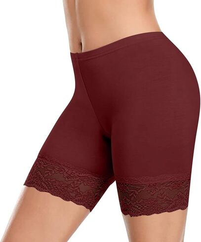 Seamless Shapewear for Women Lace Anti Chafing Under Dresses Shorts Cooling High Waisted Tummy Control Shorts in Saudi Arabia
