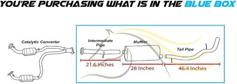 Northeastern Exhaust - Stainless Steel Cat back System Kit Compatible With: 2002-2005 Escalade 2001-2006 Tahoe 4.8L 5.3L 2001-2005 Yukon 4.8L 5.3L in Saudi Arabia