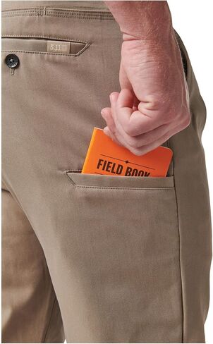 5.11 Tactical Pants for Men, Chinos Mens Pant, Edge Chino Everyday Wear, Straight-Fit, Style 74549ABR in Saudi Arabia