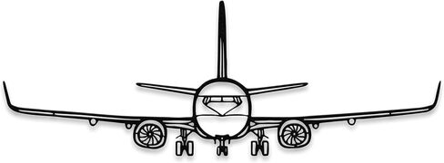 Rajukit Airplane Metal Wall Art–Minimalist Aviation Wall Decor for Home,Office,or Pilot Gifts–Durable Airplane Wall Art Decor for Aviation Enthusiasts in Saudi Arabia
