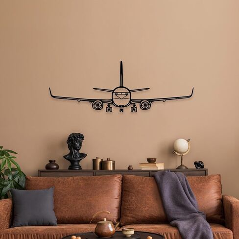 Rajukit Airplane Metal Wall Art–Minimalist Aviation Wall Decor for Home,Office,or Pilot Gifts–Durable Airplane Wall Art Decor for Aviation Enthusiasts in Kuwait