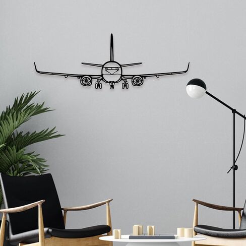 Rajukit Airplane Metal Wall Art–Minimalist Aviation Wall Decor for Home,Office,or Pilot Gifts–Durable Airplane Wall Art Decor for Aviation Enthusiasts in Kuwait