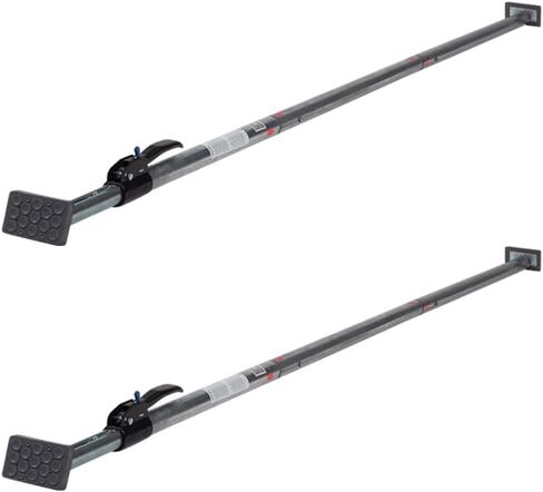 Mytee Products 86"–114" Cargo Jack Load Bar with Welded Square Steel Tube & Bolt-On Pivoting Rubber Feet, Galvanized Finish, Adjustable Load Lock Bar for Trailers & Box Trucks in Saudi Arabia
