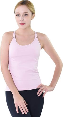 Private Island Women UPF50+ Tankini Bathing Swimsuits Sleeveless Tank Bra Top Swim Rash Guard (RTTW) in Kuwait