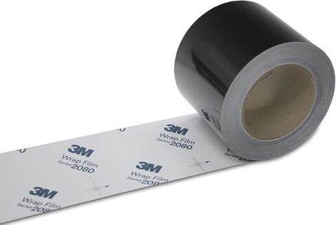 Chrome Delete 3M Black 2080 Vinyl Wrap 2in 4in Film Window Door Trim (4in x 5ft ، Gloss Black) in Kuwait
