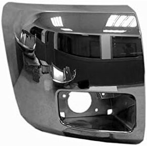 Front Right Passenger Side Bumper End - Chrome - Compatible with 2012-2013 Chevy Silverado 1500 in Saudi Arabia