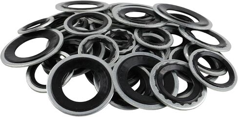 45pcs AC O Ring Kit O Ring Assortment Kit Car Air Conditioning Compressor Gasket Car Accessories AC Seal Kit Automotive AC Compressor Seals Self-Centered Bonded Seal Assortment for Car Truck in Saudi Arabia