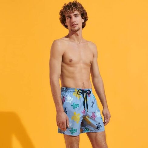 Vilebrequin Men Classic Swear Short in Ronde des Tortues Multicolore in Saudi Arabia