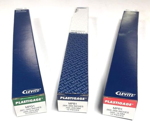 3 Boxes of (12) each Plastigauge/Plastigage Red+Green+Blue 12 per box. Rod+Main Bearing Clearance 12/pack (.001"-.009" Size) in Saudi Arabia