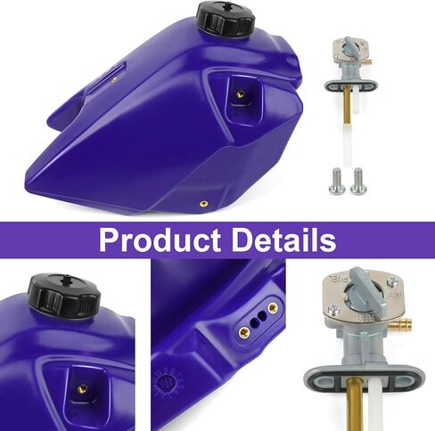 Fuel Tank Gas Tank 5HN-24110-30-00 Compatible with 2000-2003 Yamaha TTR90,2003-2007 Yamaha TTR90E,Includes Gas Cap, Petcock in Saudi Arabia
