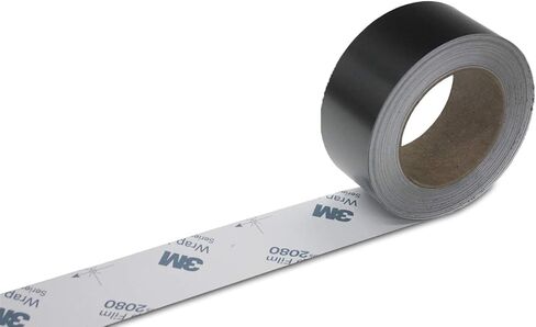 Chrome Delete 3M Black 2080 Vinyl Wrap 2in 4in Film Window Door Trim (4in x 5ft ، Gloss Black) in Kuwait