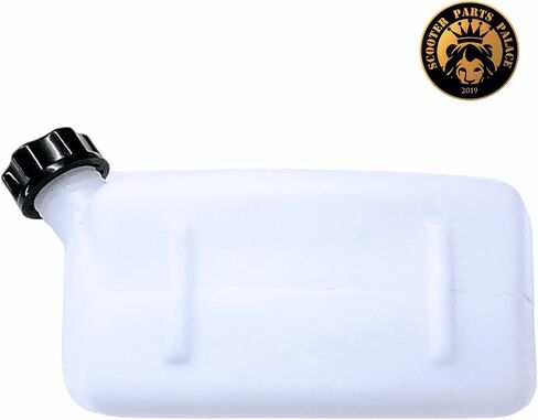 PLASTIC GAS FUEL TANK WHITE 4 HOLE FOR SCOOTER MINI BIKE 33cc 36cc 43cc 49cc Long Gas Tank and lengthen Fuel Lines Petrol Scooter Moped Bike in Saudi Arabia