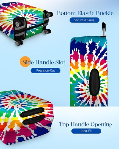 Slohif Luggage Cover for Suitcase Tsa Approved Protector - Game Luggage Sleeve Large Suit Case Cover Travel Stretch Baggage Case Protective Washable Fit 29-30 Inch in Saudi Arabia