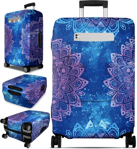 Slohif Luggage Cover for Suitcase Tsa Approved Protector - Game Luggage Sleeve Large Suit Case Cover Travel Stretch Baggage Case Protective Washable Fit 29-30 Inch in Saudi Arabia