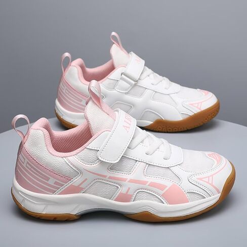 Kids Racket Sneakers - Boys Girls Badminton Shoes Tennis Shoes, Suitable for All Courts Squash Sneakers | Strong Support and Shock Absorption (Little Kids/Big Kids) in Saudi Arabia