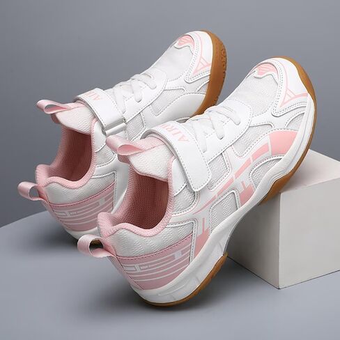 Kids Racket Sneakers - Boys Girls Badminton Shoes Tennis Shoes, Suitable for All Courts Squash Sneakers | Strong Support and Shock Absorption (Little Kids/Big Kids) in Saudi Arabia
