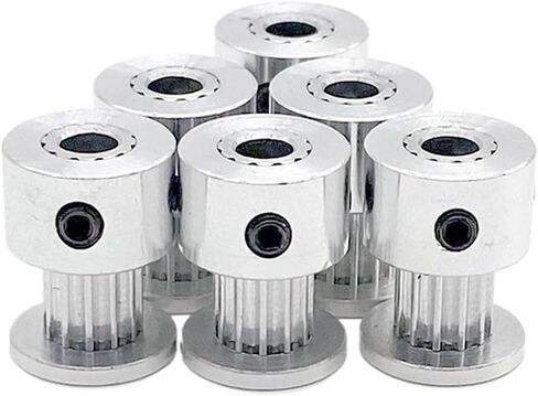 2GT بكرة متزامنة 3D الطابعة الملحقات 2GT بكرة K Type12 14 16 17 18 20TETH GT2 PULLEY GT2 حزام توقيت (التجويف -5 مم ، 16TEETH_WIDTHT -10MM) in Saudi Arabia