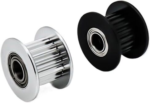 2GT 16/20/25/30/36TEETH PRIMENT PORLEY BORE3/4/5/6MM عرض الحزام 6/10/15MM شد العجلة المتزامنة 3D الطابعة GT2 (20T BORE 5MM (أسود)) in Saudi Arabia