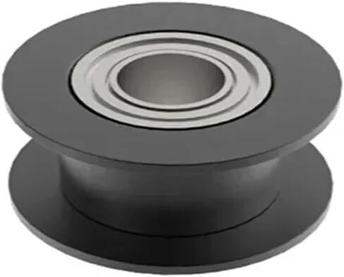 5/10pcs GT2 Timing Idler Pulley 20 Teeth 2GT Pulley Wheel Bore 5mm for 3D Printer 6mm Width Timing Belt 3D Printer Parts(Black Without Teeth,5pcs) in Saudi Arabia