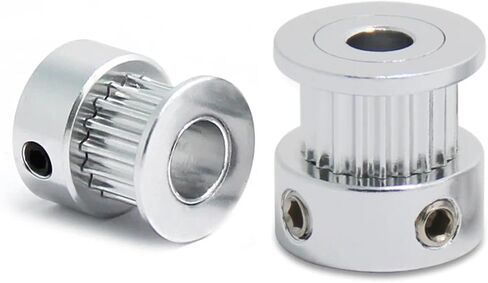 5/10 PCS GT2 PINGING PULLEY 2GT 16 TOUND 20 TEATH ALUMINUM BORE 5MM 8MM GEAR Part للعرض 10 مم طابعات ثلاثية الأبعاد (10 PCS ، 20T W10 B5) in Saudi Arabia
