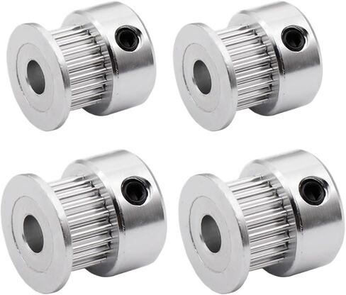 5pcs 3D Printer Parts GT2 بكرة توقيت 16 الأسنان 2GT 20 أسنان التجويف الألومنيوم 5 مم 8 ملم عجلات متزامنة العرض عرض الجزء 6 مم (16T W6 B5) in Saudi Arabia