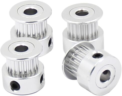 5pcs 3D Printer Parts GT2 بكرة توقيت 16 الأسنان 2GT 20 أسنان التجويف الألومنيوم 5 مم 8 ملم عجلات متزامنة العرض عرض الجزء 6 مم (16T W6 B5) in Saudi Arabia