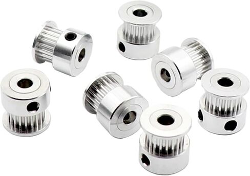 5pcs 3D Printer Parts GT2 بكرة توقيت 16 الأسنان 2GT 20 أسنان التجويف الألومنيوم 5 مم 8 ملم عجلات متزامنة العرض عرض الجزء 6 مم (16T W6 B5) in Saudi Arabia