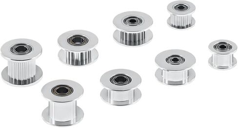 GT2 Idler Timing Pulley 16/20 Bore 3/5mm Aluminium Gear Width 6/10mm for i3 Ender 3 CR10 BLU-3 reprap (20t W6 B3 with t) in Saudi Arabia