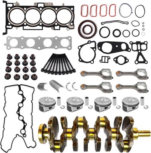 مجموعة إصلاح إعادة بناء المحرك لـ Kia Optima/Sportage/Sorento ، لـ Hyundai Sonata/Tucson 2.4L G4KJ ، تشمل 2.4 عمود مرفقي ، مجموعة حشية الرأس ، قضيب توصيل 23111-2G200 23111-2G230 in Kuwait