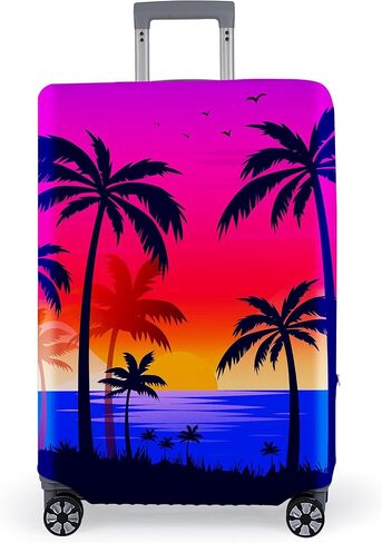 Pink Dino Suitcase Luggage Cover, Thick Suitcase Cover for Carry on Luggage Protector Fits 18-30 Inch Case in Saudi Arabia