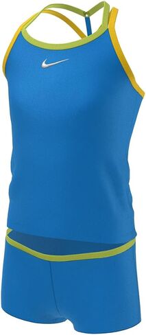 Nike girls Nike Swim Girls' Essential T-crossback Tankini Set in Saudi Arabia