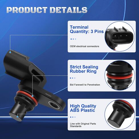 39350-2G000 Engine Camshaft Position Sensor Compatible with 2015-2021 Hyundai Santa Fe Sonata Tucson & Kia Optima Sorento Sportage Petrol L4 2.0L 2.4L 2016 2017 2018 2019 2020 in Saudi Arabia