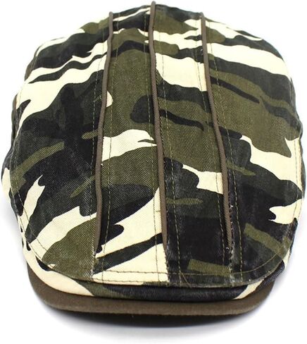 Men's Cotton Flat Ivy Gatsby Newsboy Driving Hat Cap Camouflage Hunting Cap in Saudi Arabia