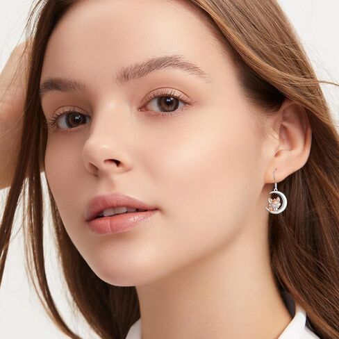 Otter Earrings 925 Sterling Silver Sea Otter Stud Jewelry for Women Gifts in Saudi Arabia